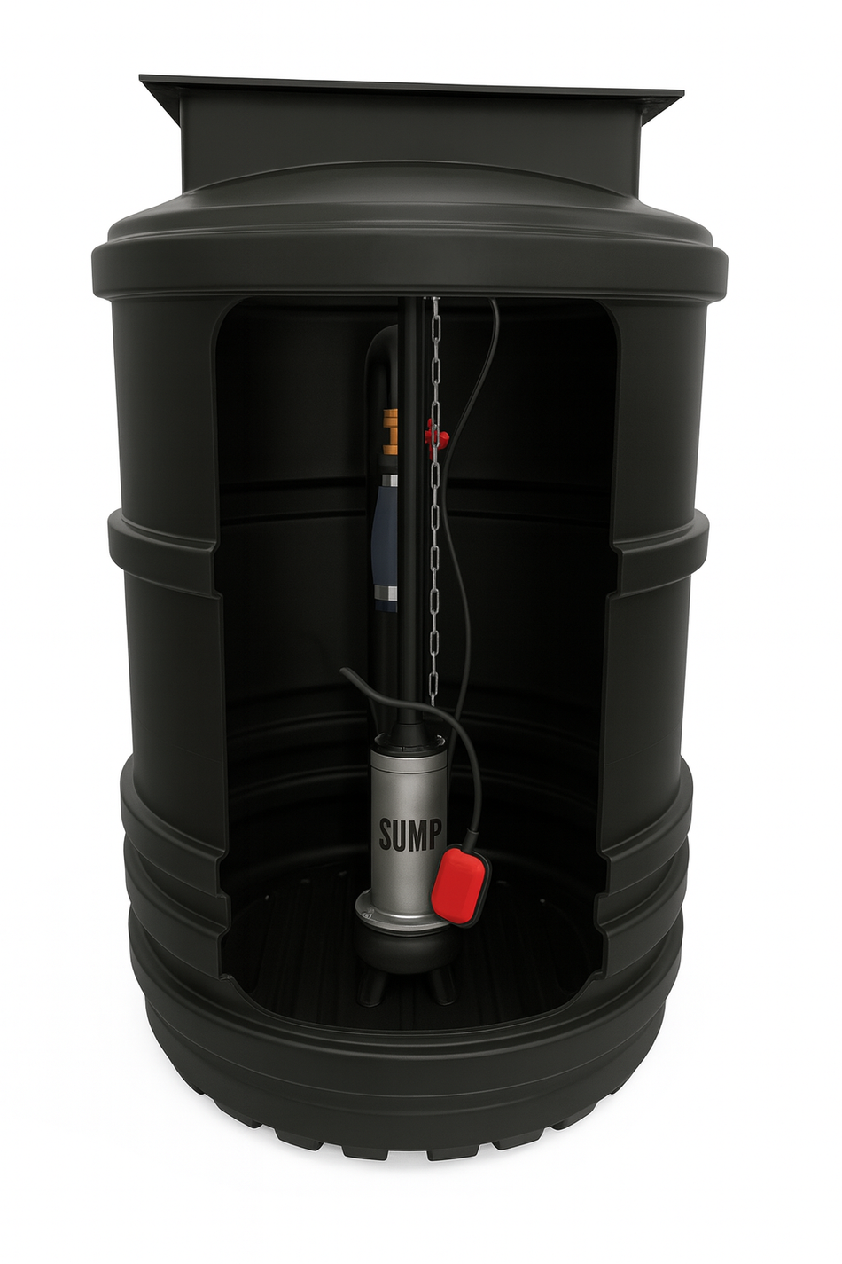 2000 Litre Package Sewage Pumping Station – 1000mm x 2800mm