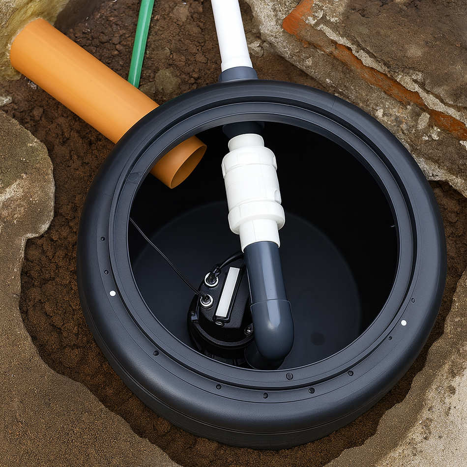 198 Litre Package Sewage Pumping Station – 600mm x 650mm