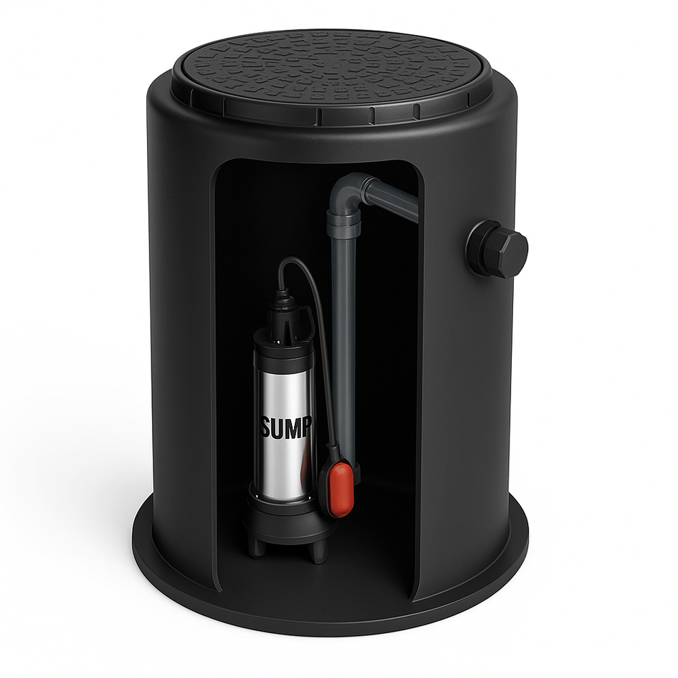 198 Litre Package Sewage Pumping Station – 600mm x 650mm