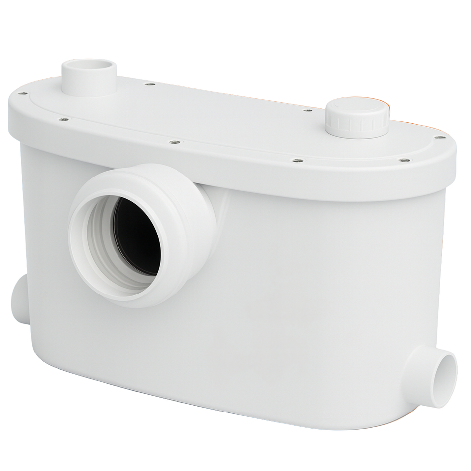 MacPump Pro Slim Macerator Pump & Toilet Set - Package