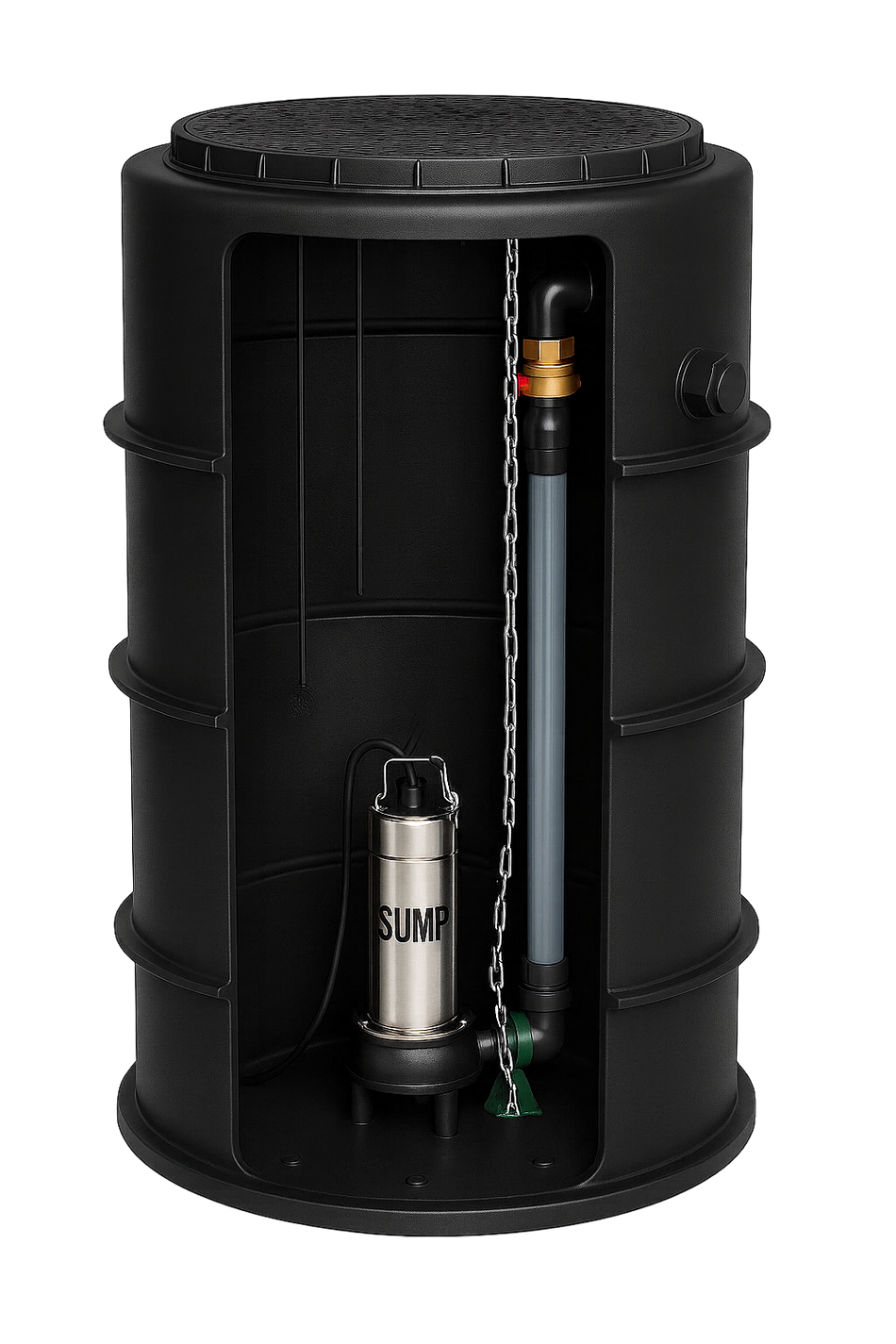 1100 Litre Package Sewage Pumping Station – 1000mm x 1500mm