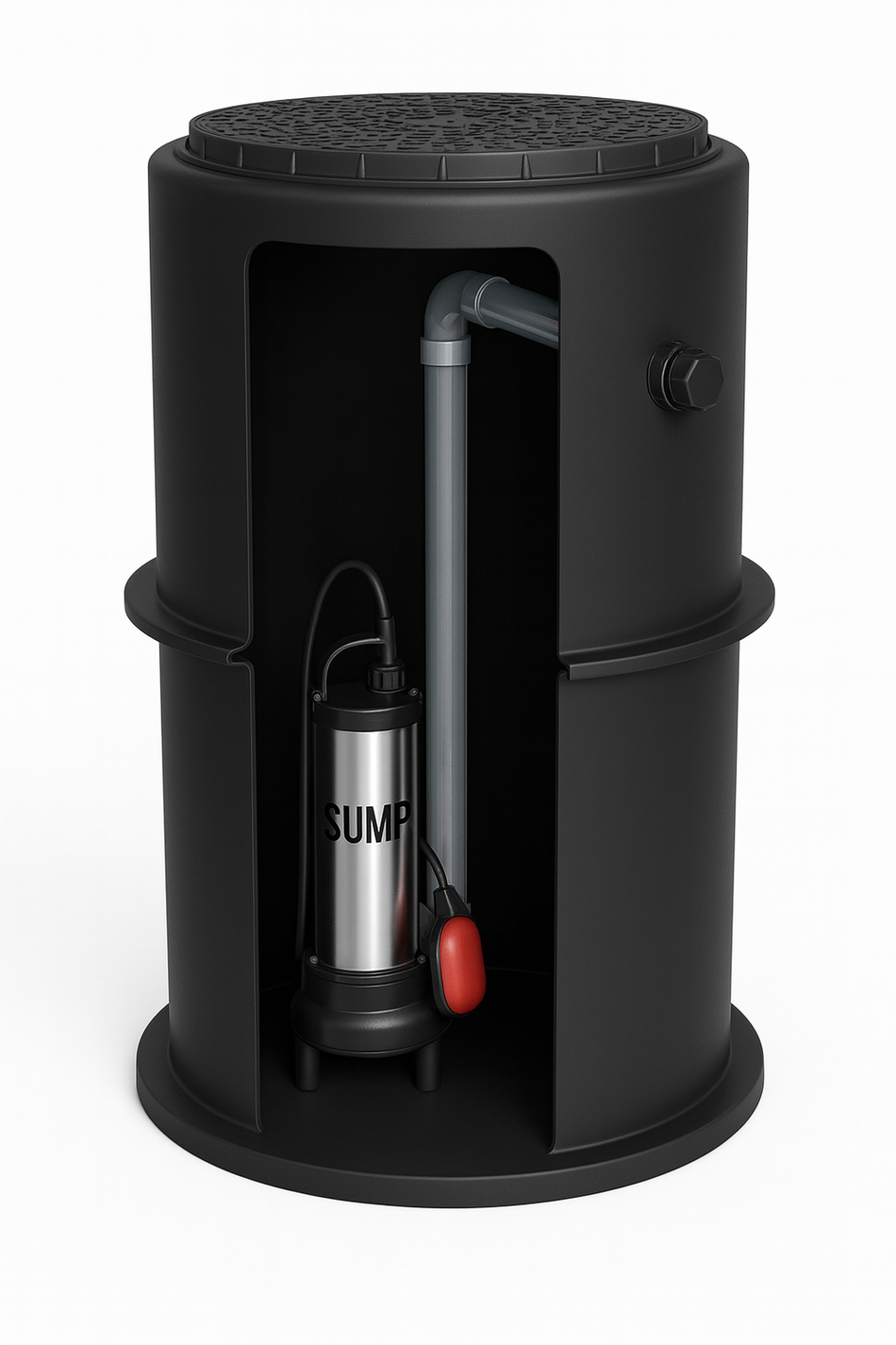 550 Litre Package Sewage Pumping Station – 600mm x 2000mm