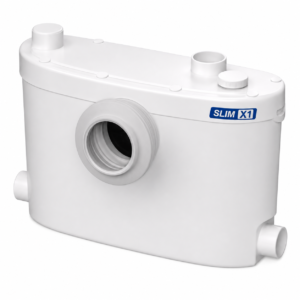 SANIWASTE X1 Slim Pro Macerator Pump, For Toilet, Basin, Shower & Bath